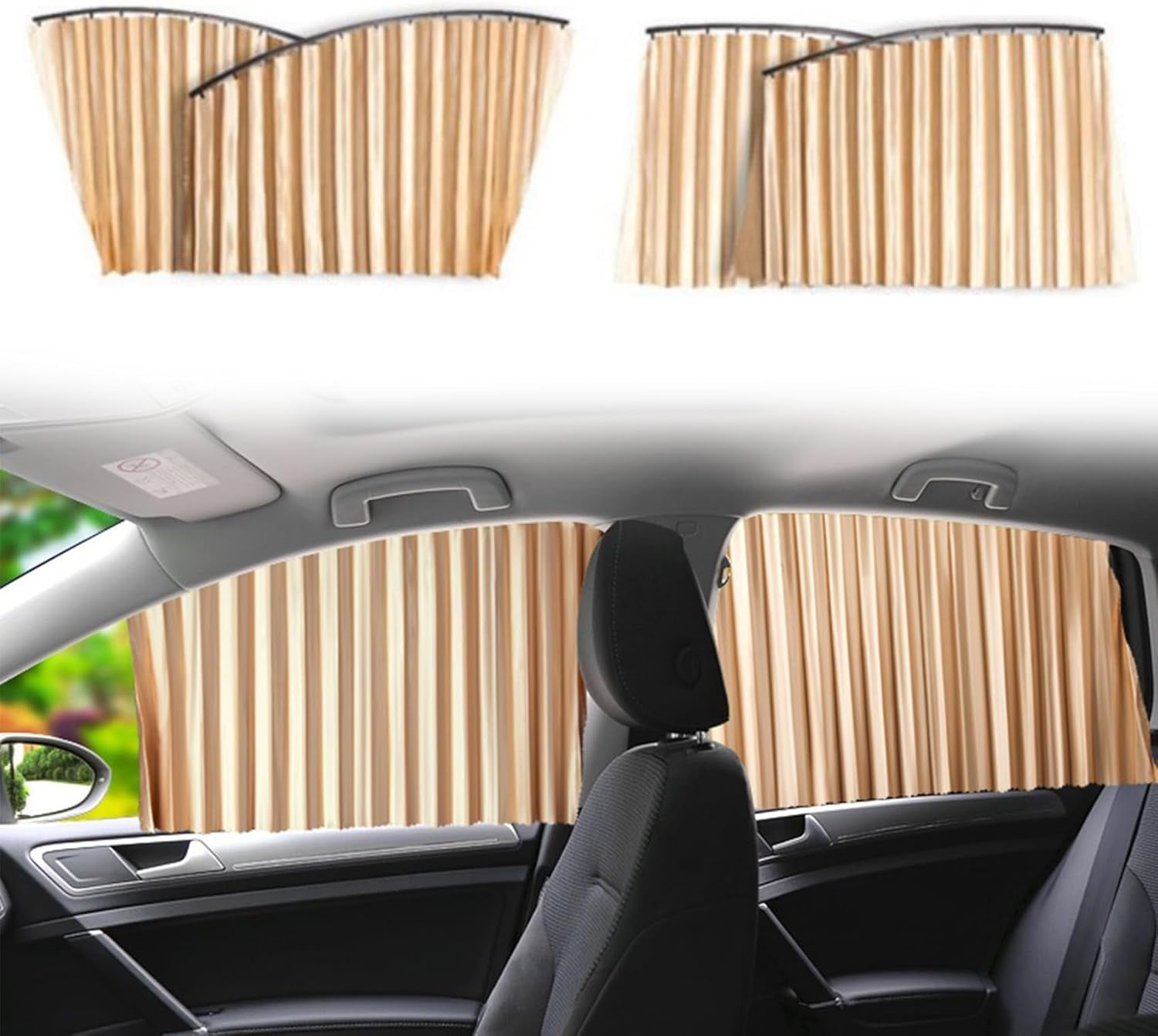 Universal Fit Magnetic Car Side Window Privacy Sunshade, Car Sun Shade ...
