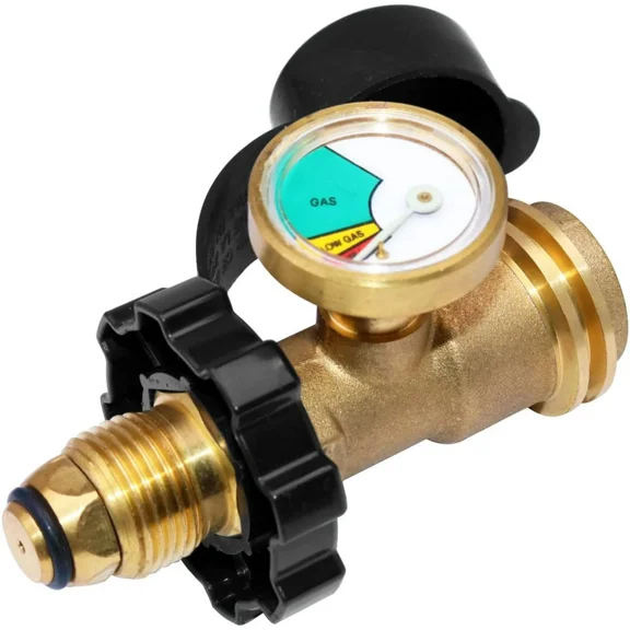 Universal Fit POL Propane Tank Adapter Gauge Converts Service Valve QCC1 Type 1 Old New Connection