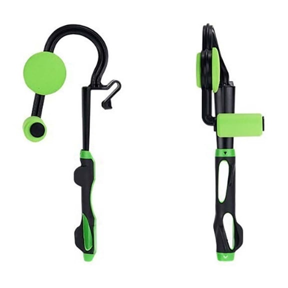 Universal Fit Swing Trainer for Outdoor Sports 2In1 SquareSet Swing Corrector with Pro Grip Control and Aluminum Design, 16.5x12x8.3 cm, Green