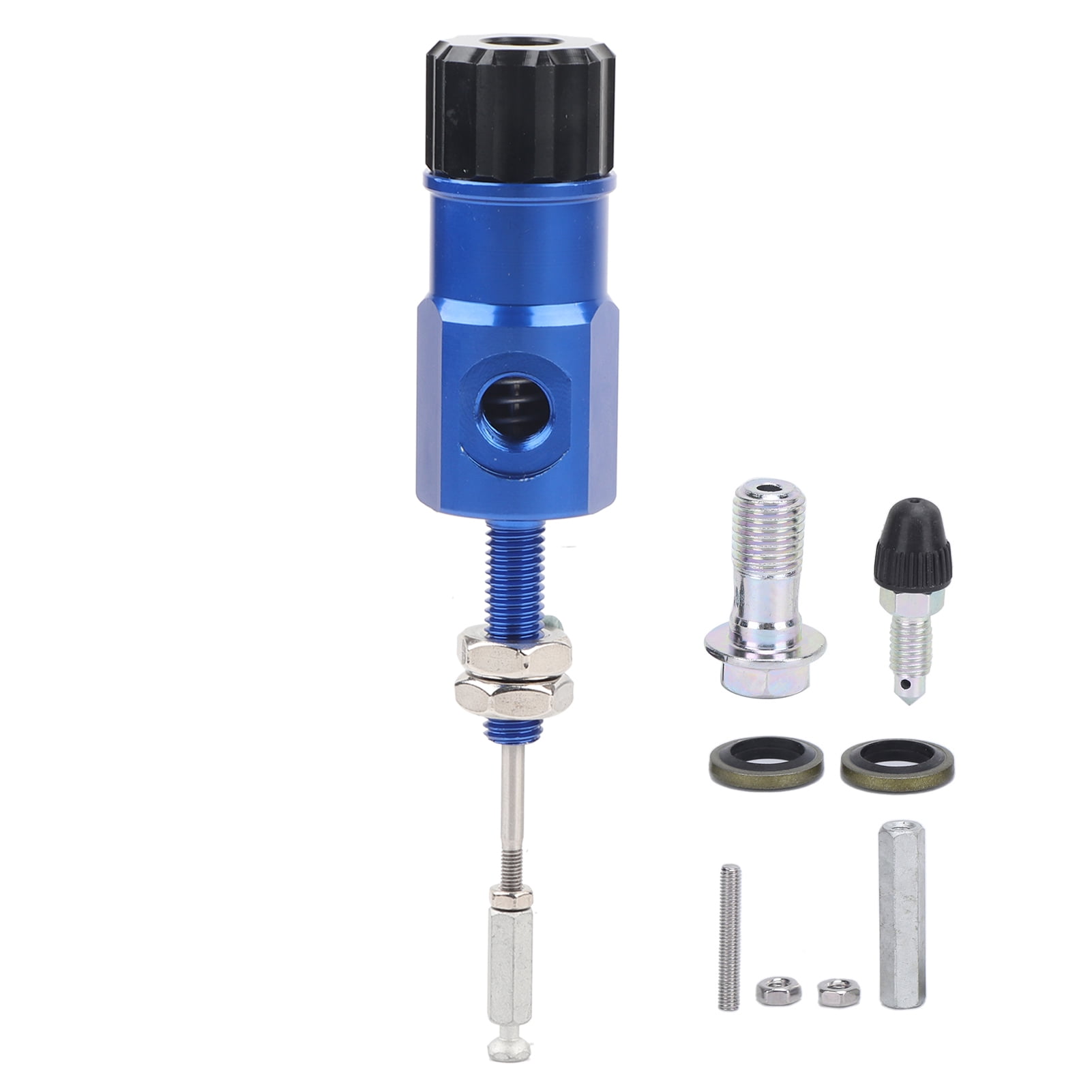 Universal Fit for Motorbikes & Bicycles - Blue Aluminum Alloy Motorcycle Brake & Clutch Pump Upgrade