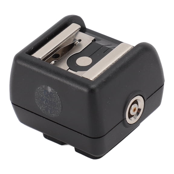 Universal Flash Hot Shoe Adapter with PC Sync Socket for DSLR Camera Lighting Accessories