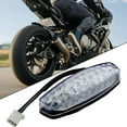 thumbnail image 1 of Universal Flash LED Lights Motorcycle ATV Rear Tail Light Brake Running Red, 1 of 9