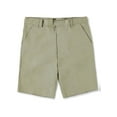 thumbnail image 1 of Universal Flat Front Unisex Shorts (Sizes 8 - 20) - khaki, 18 (Big Girls), 1 of 1