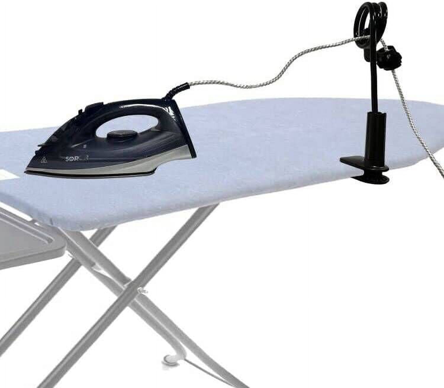Universal Flexible Iron Cord Minder, Steam Iron Cord Holder for the ironing board helps keep the