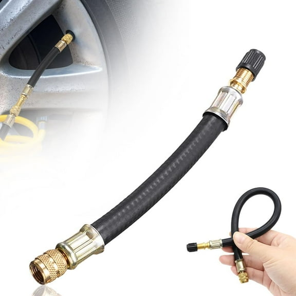 Universal Flexible Tire Valve Extenders, Flexible Tire Valve Extension, Valve Extenders, Extension Tire Valve Adaptor, Tire Valve Extension for Car, Truck, Scooter