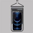 thumbnail image 1 of Universal Floating Airbag For Drift Diving Surfing Mobile Phone Cover Swimming Dry Bag Waterproof Phone Case Phone Pouch BLACK, 1 of 8
