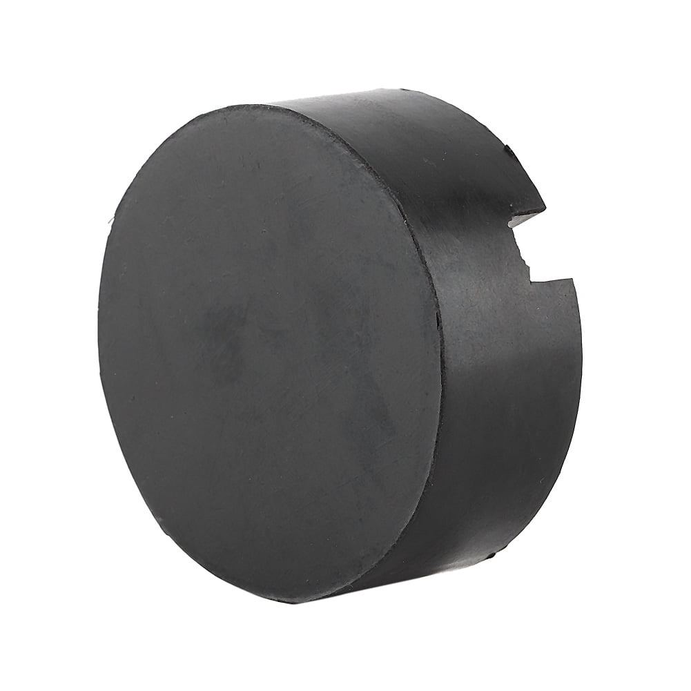 Universal Floor Jack Rubber Pad Jack Pad 6CM Black Jack Disk Rubber Pad
