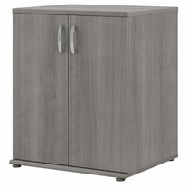 Universal Floor Storage Cabinet with Doors in Platinum Gray - Engineered Wood