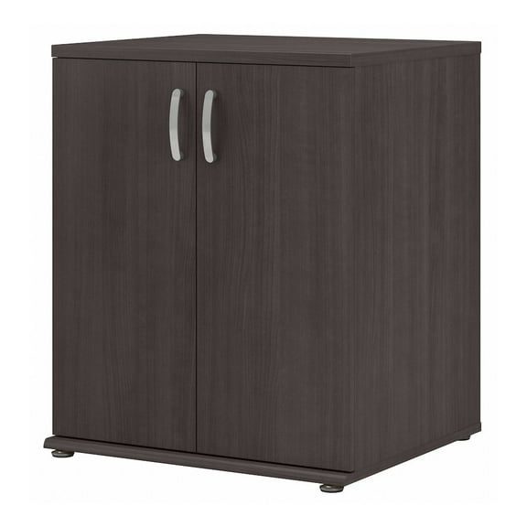 Universal Floor Storage Cabinet with Doors in Storm Gray - Engineered Wood