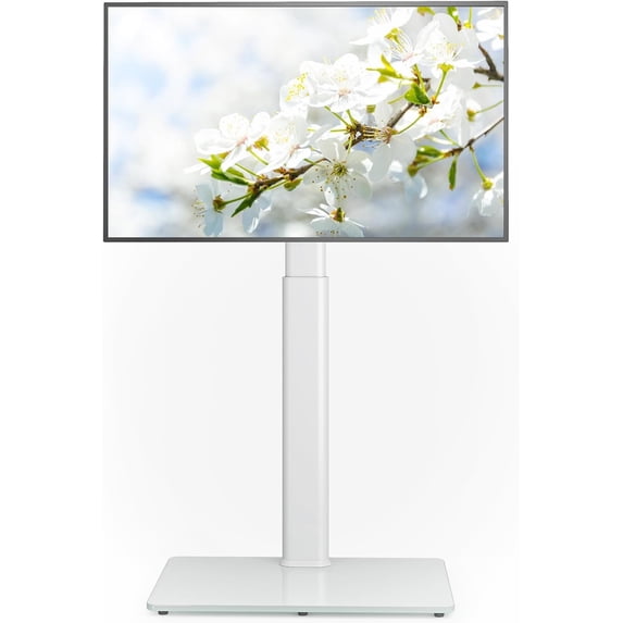 Universal Floor TV Stand with Mount 70 Swivel 9 Level Height Adjustable ...