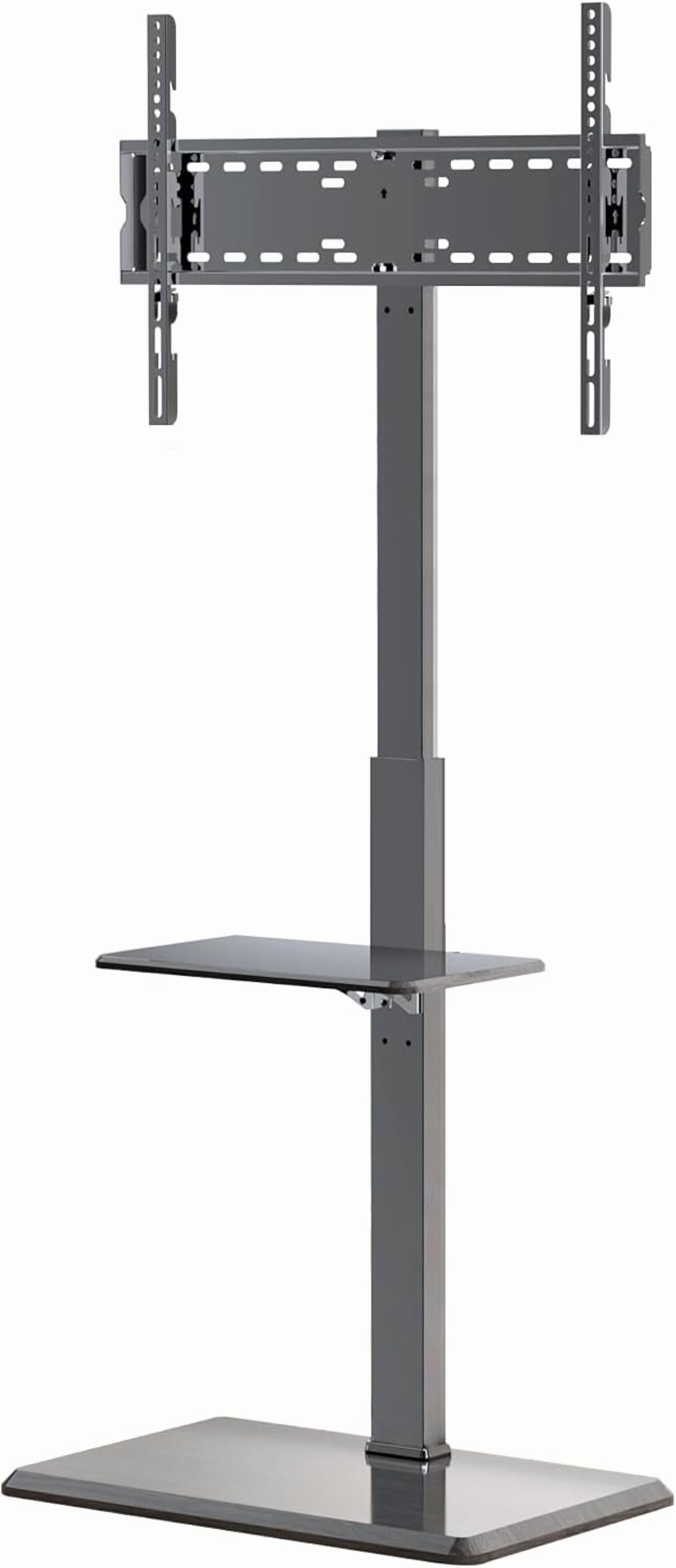 Universal Floor TV Stand,TV Floor Mount Stand with Removable Shelf for ...