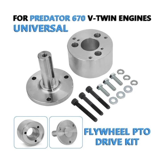 Universal Flywheel PTO Drive Shaft Hardware Kit For Predator 670 V-twin Engines