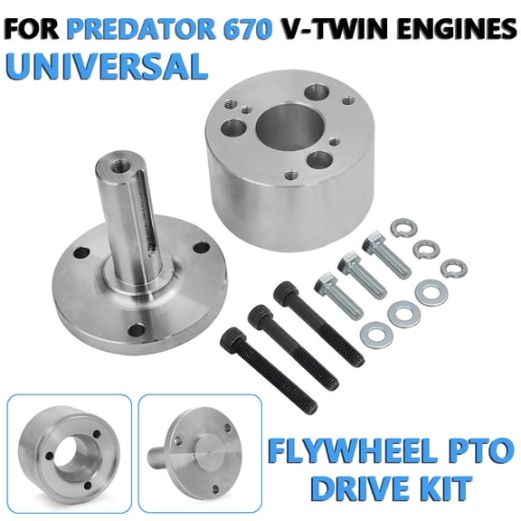 Universal Flywheel PTO Drive Shaft Hardware Kit For Predator 670 V-twin Engines