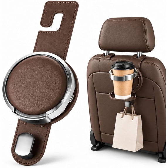 Universal Foldable Car Cup Holder with Hook, Adjustable Bottle Rack for ...