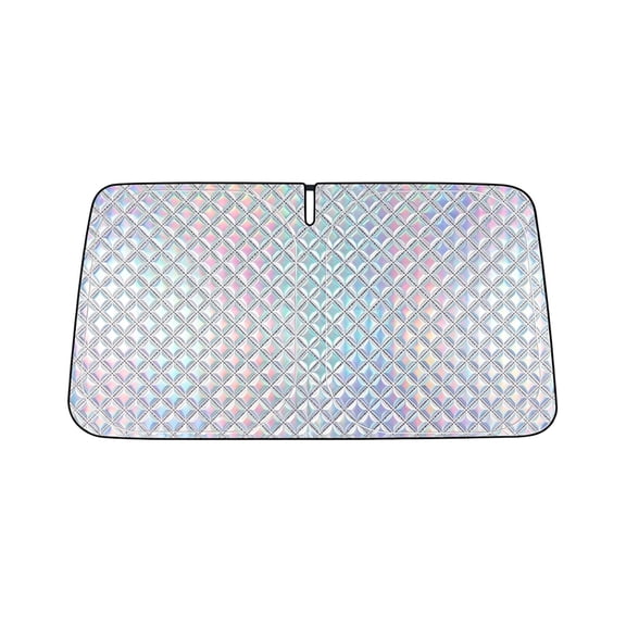 Universal Foldable Car Windshield Sun Shade, Front & Rear Window UV Protection Visor Cover, Heat Insulation Sun Shield for Interior Cooling & Sun Glare Blocking