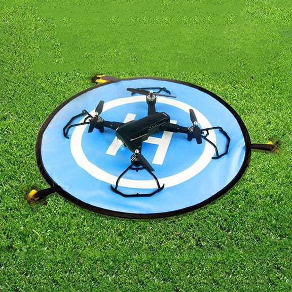 Universal Foldable Helipad Landing Pad For Drone Diameter 90cm Diameter 90cm Blue Orange