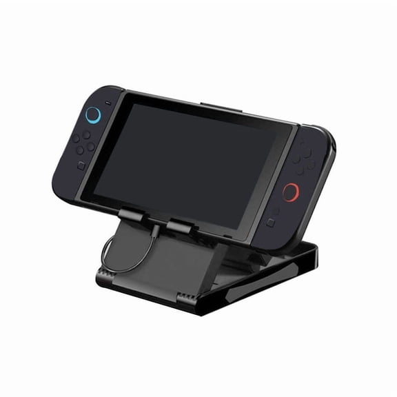 Universal Foldable Playstand for Nintendo Switch, Switch OLED, Switch Lite & Switch 2 - Adjustable Angle Portable Gaming Stand (Black)
