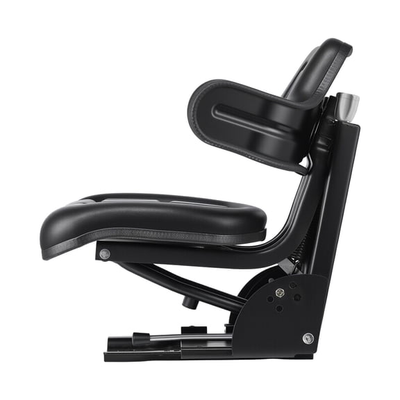 Universal Forklift Seat Wrap Around, Universal Tractor Seat with Micro Switch, Adjustable Tractor Suspension Seat with Tilt Fits for John Deere, Ford, Massey Ferguson, New Holland Tractor
