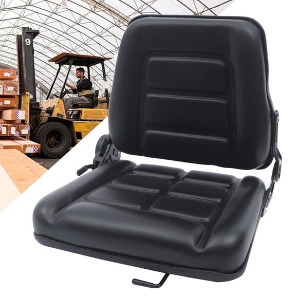 Universal Forklift Seat with Adjustable Back, Operator Position Switch,for Tractor, Excavator Skid Loader Backhoe Dozer Telehandler