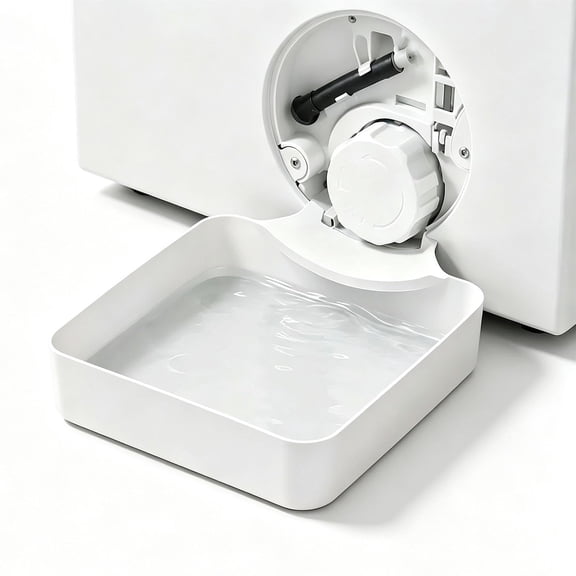 Universal Front-Load Washing Machine Drain Pan, Leak-Proof Washing Machine Drain Tray - Universal Low Profile, Catches Drips & Overflows - Keeps Laundry Floors Dry