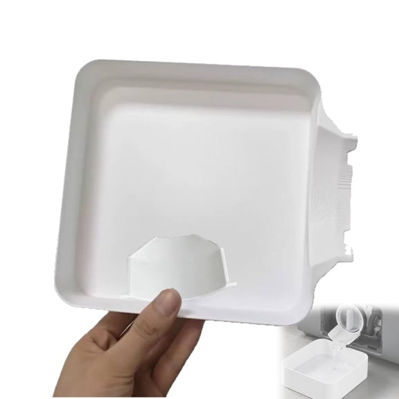 Universal Front-Load Washing Machine Drain Pan, Washer Drain Pan with Drainage Tray, Leak Protection Tray for Laundry Room, Basement, Garage and Apartments