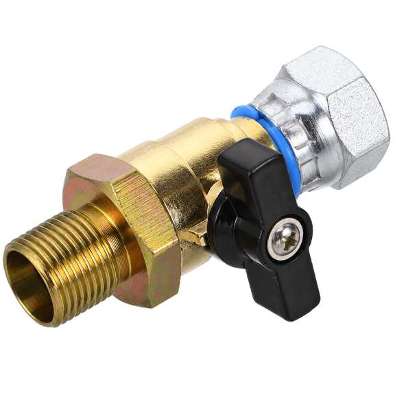 Universal Front Wheel Air Brake Cutoff Valve 18mm Thread, Heavy Duty Vehicle Brake System Replacement, Metal Alloy Rustproof Control Valve for Truck, Car, Automotive Accessory