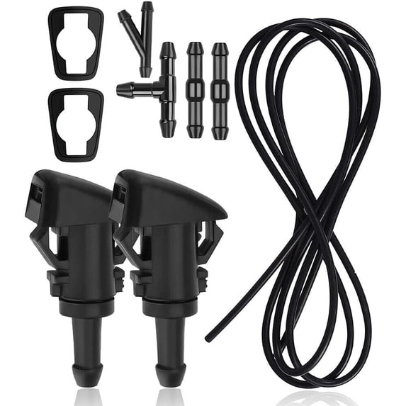 Universal Front Windshield Washer Squirter Nozzle Spray For Dodge Jeep Chrysler