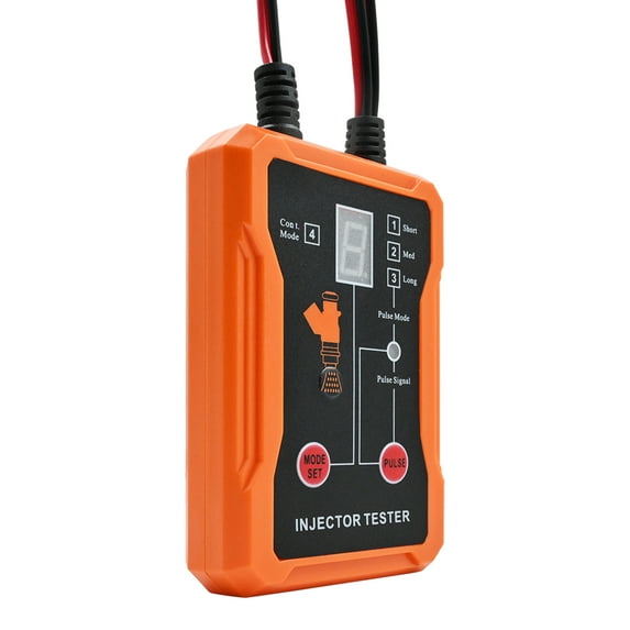 Universal Fuel Injector Tester And Cleaner Tool Kit, 8 Pulse Modes, With 4 Injector Cleaner Adapters, Short Circuit Protection