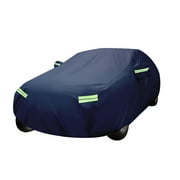 Universal Full Car Cover Waterproof Dust-proof UV Resistant Outdoor All Weather Protection, L Size - 185"L x 68.9"W x 59.05"H