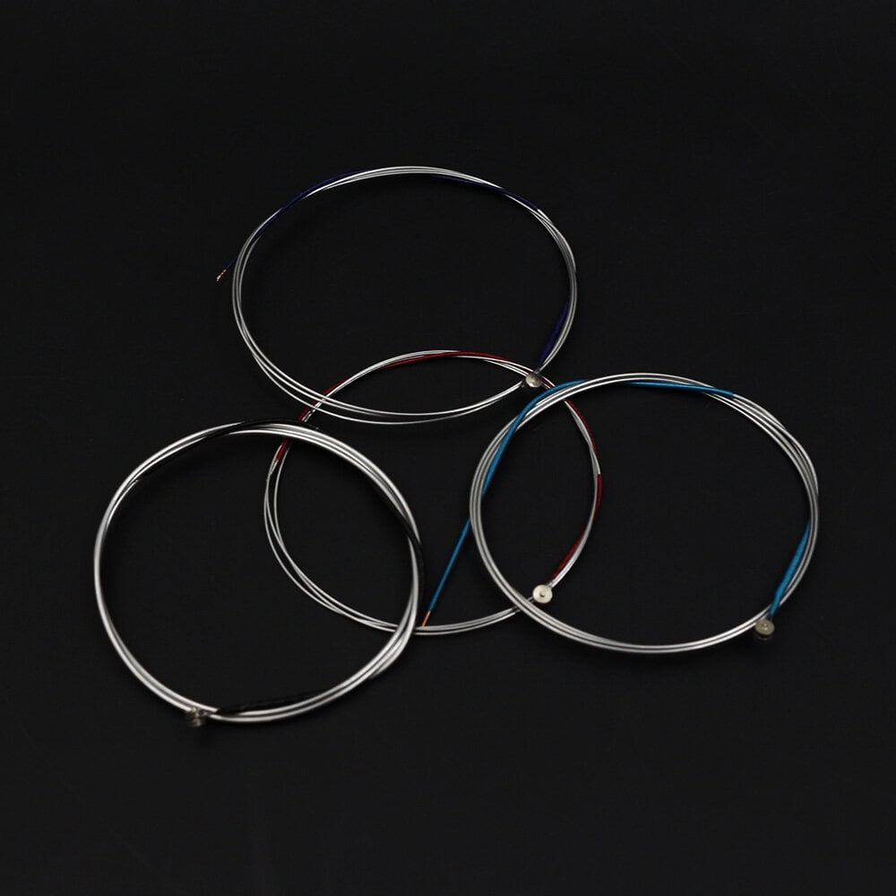 Universal Full Set (E-A-D-G) Violin Fiddle String Strings Steel Core Nickel Silver Wound with Nickel-plated Ball-End for 1/8-4/4 Violins Normal Tension