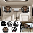 thumbnail image 1 of Universal Funny Car Print Headrest Cover, Stretchy Decorative Seat Accessory, Interesting and Playful Headpiece for All Vehicles, Adds Fun to Car Interior and Travel, 1 of 2