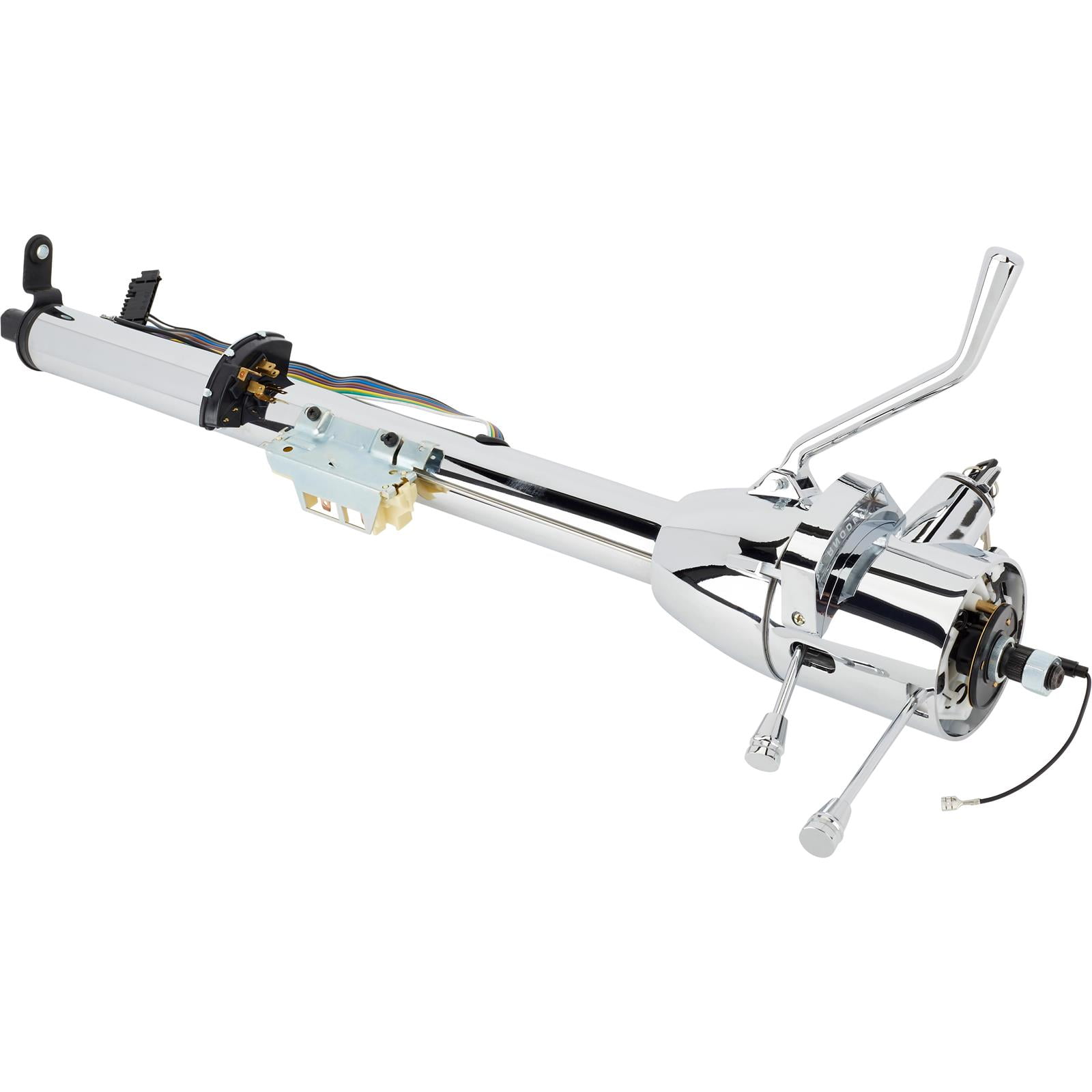 Universal GM Tilt Steering Column 28" Chrome, 5Position Tilt, On