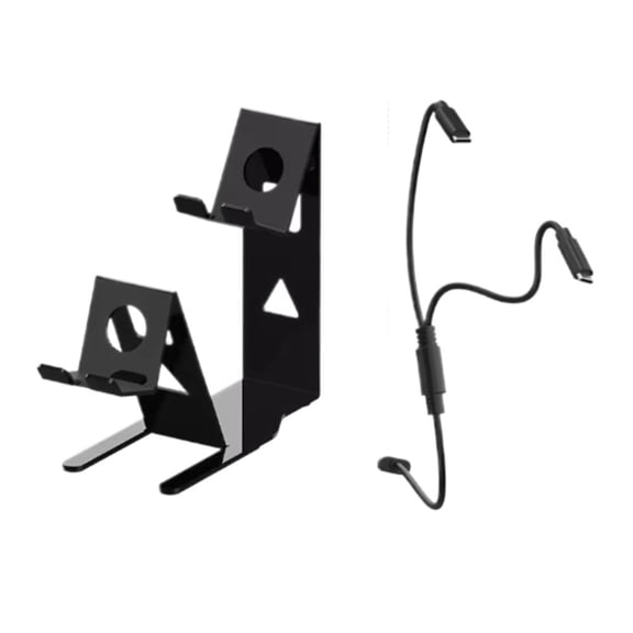 Universal Game Controller Desktop Stand, Metal Display Holder Compatible with Steam, PS5 and Switch Controllers