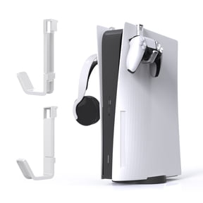 Universal Game Controller Headphone Hook Compatible with PS5/PS5 Slim/PS5 Pro Consoles-White