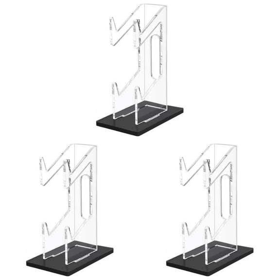 Universal Game Controller Holder Desk Stand For PS5 ONE Perfect Display And Organization Gaming Controller Accessories, 19X14CM, Black 3PCS