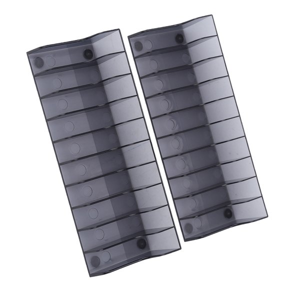 Universal Gaming Console Storage Stand for PS4, PS4 Slim, and PS4 Pro - Durable ABS Game CD Organizer Bracket, 2 Pack