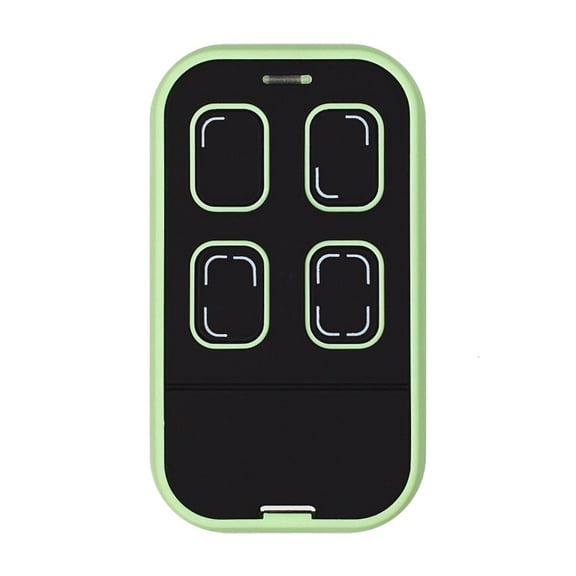 Universal Garage Door/Gate Opener Remote – HomeLink Compatible, Programmable Learning Remote Duplicator (4-Button, Multi-Frequency 280MHz–868MHz, Black & Yellow, 1-Pack)