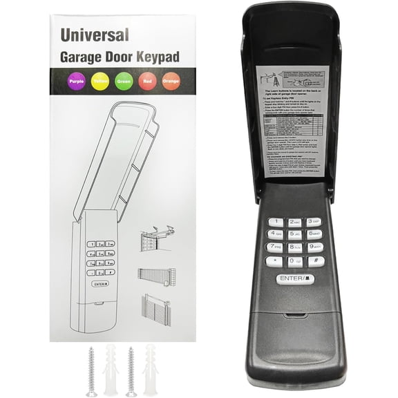Universal Garage Door Opener Keypad for Liftmaster Chamberlain Craftsman Wayne Dalton Openers Produced since 1993, Wireless Keypad Keyless Entry,Replaces 877/878MAX 377/977/877/66LM