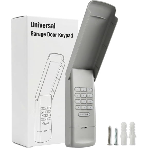 Universal Garage Door Opener Keypad Wireless Keypad Keyless Entry Compatible with Overhead Wayne Dalton Garage Door Opener Remote Learn Button Dip Switch