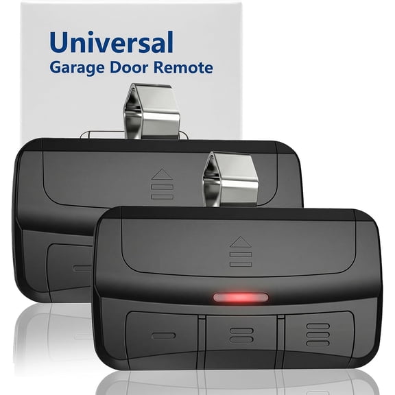 Universal Garage Door Opener Remote 3-Button Compatible with Craftsman Overhead Door Opener has Learn Button or DIP Switch Programmable