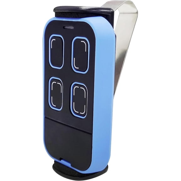 Universal Garage Door Remote Universal Gate Remote Control Cloning Homelink Programmable Learning 4-Button Multi Frequency 280MHZ-868MHZ (Blue)