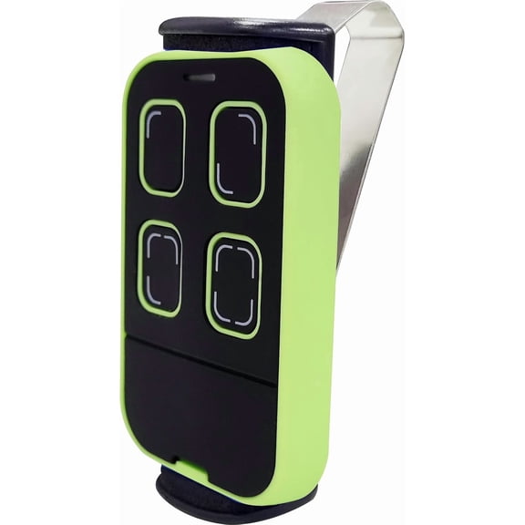 Universal Garage Door Remote Universal Gate Remote Control Cloning Homelink Programmable Learning 4-Button Multi Frequency 280MHZ-868MHZ (Green)