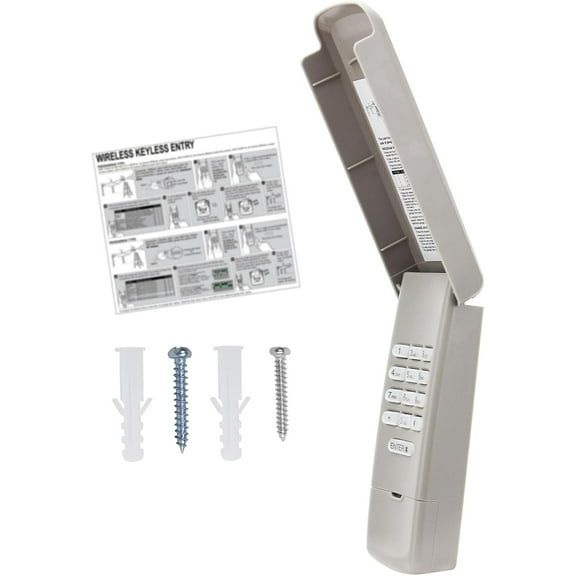 Universal Garage Door keypad for Liftmaster Multi-Code Craftsman Stanley Openers ONLY, Wireless Keyless Entry Outside Garage Door Remote