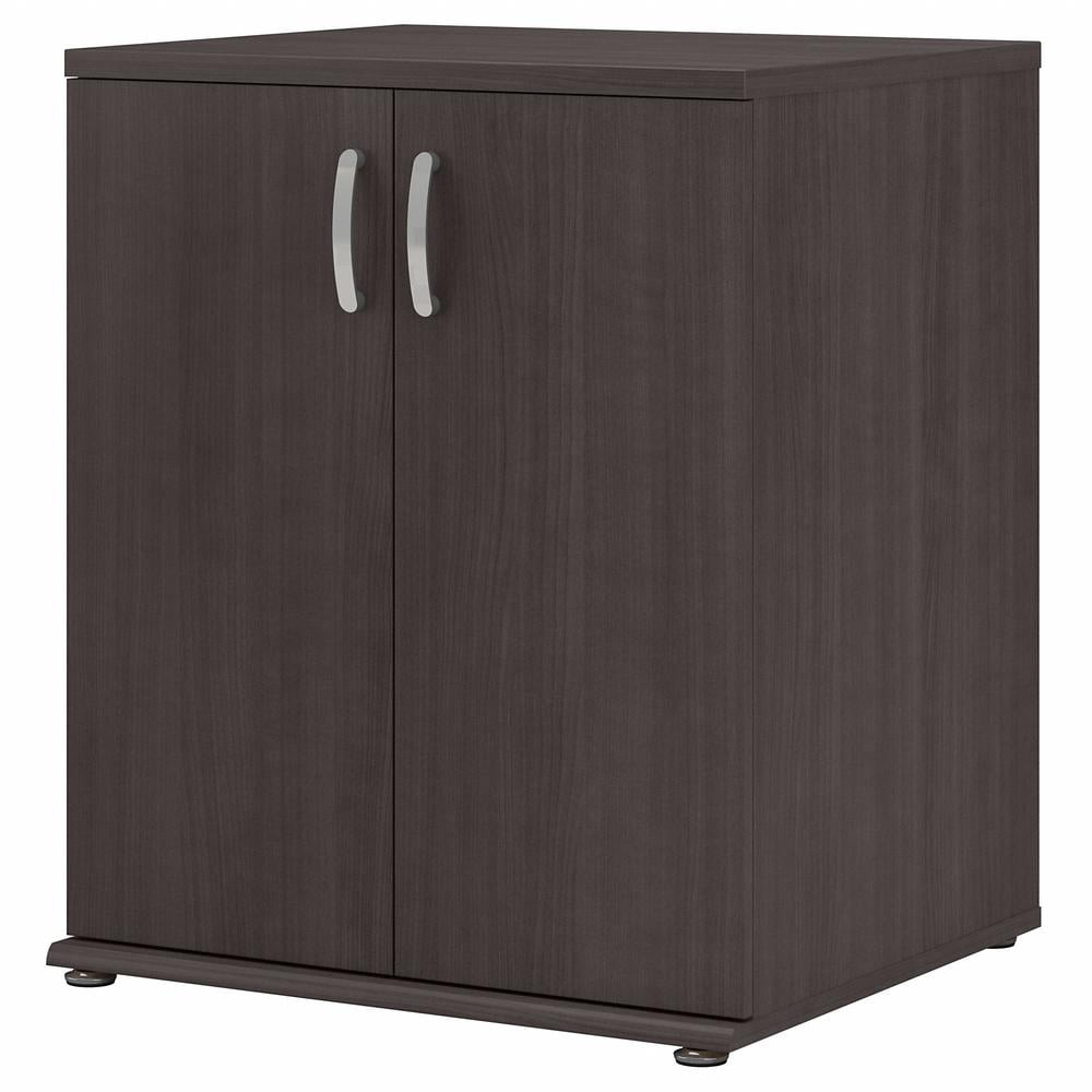 Storm Gray Freestanding Laundry Cabinet with Adjustable Shelving