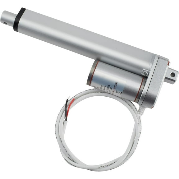 Universal Gear-Driven 12V, 110 lb Linear Actuator, 8 Inch Stroke