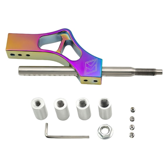 Universal Gear Shifter Extender Aluminum Alloy Ergonomic Design For Enhanced Driving Comfort And Vehicle Compatibility