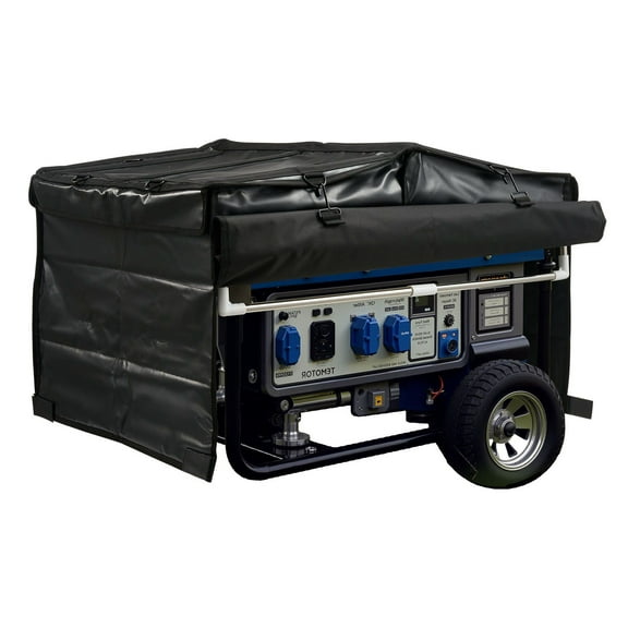 Universal Waterproof Generator Cover, 420D Heavy-Duty Fabric, Fits 3500W to 12000W Generators, Dimensions 34x26x21 inches, All-Weather Protection