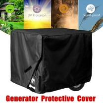 Universal Generator Cover | Heavy-Duty Weatherproof Protection | Waterproof & UV-Resistant | Elastic Hem & Strap for Secure Fit | Storage Cover for Most Generators