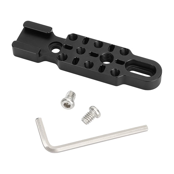 Universal Gimbals Triple Cold Shoe Mounts Plate Microphones Stand Rigs for Microphones and LED Video Light for Mobile