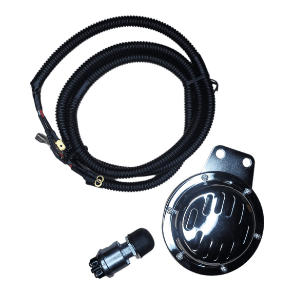 Universal Golf Cart Horn Kit - 12 Volt - Club Car Ezgo Yamaha Wiring Horn & Button Included